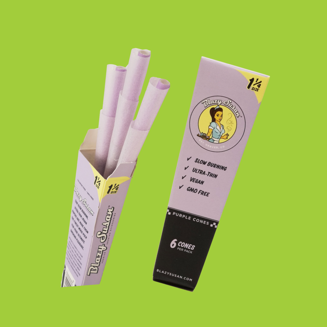 Blazy Susan - Cones - Purple